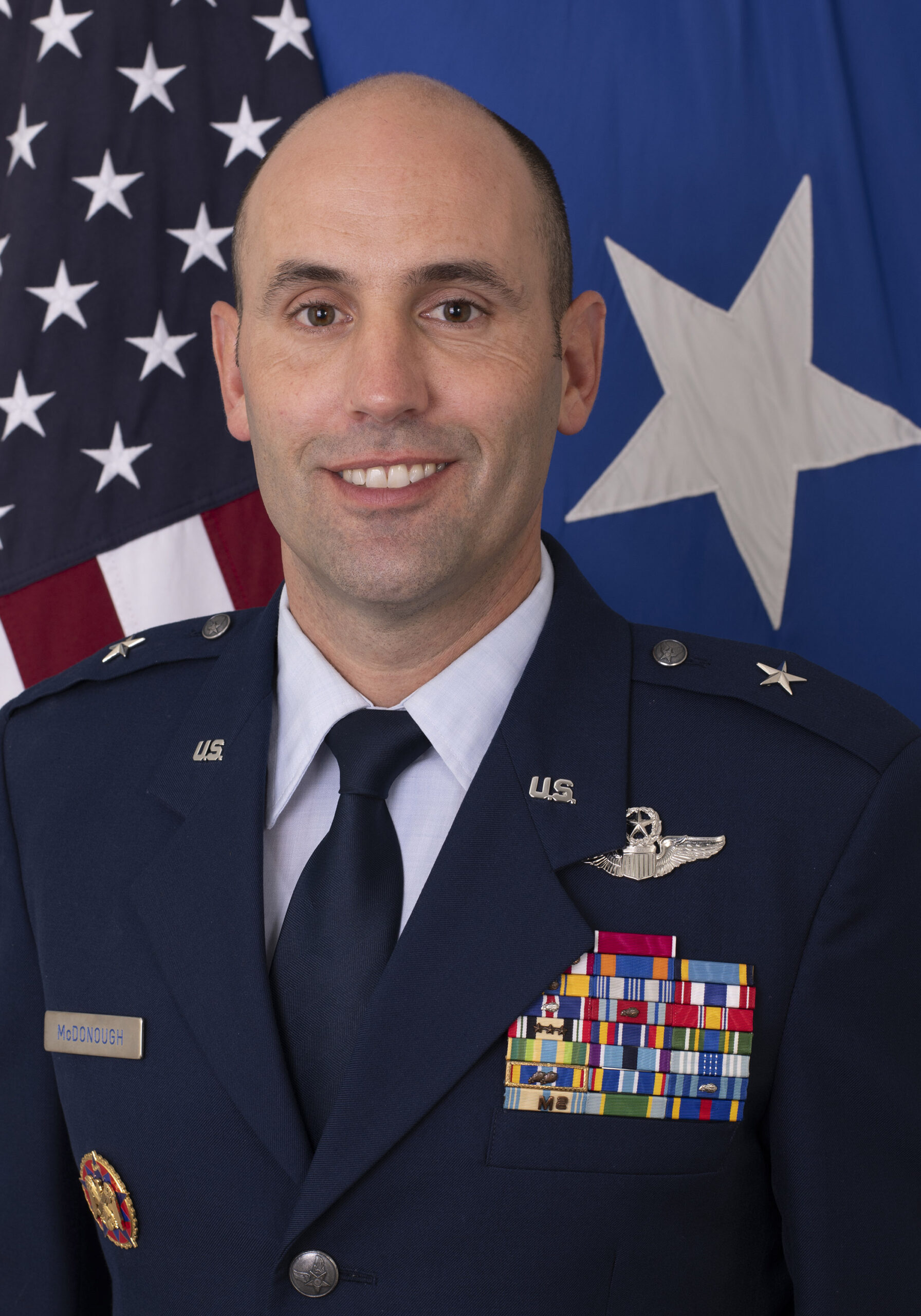 Bio photo of Brig. Gen. Matthew R. McDonough, commander, 113th Wing, District of Columbia Air National Guard